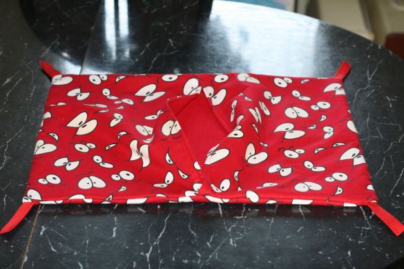 Glow in the dark eyeball hammock sewn and donated by Fred S.